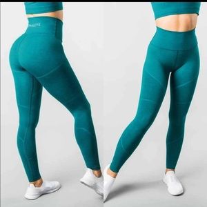 Alphalete leggings OG revivals teal XS